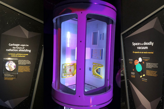 SPACE: An Out-of-Gravity Experience exhibit