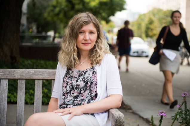 Saenko on a bench