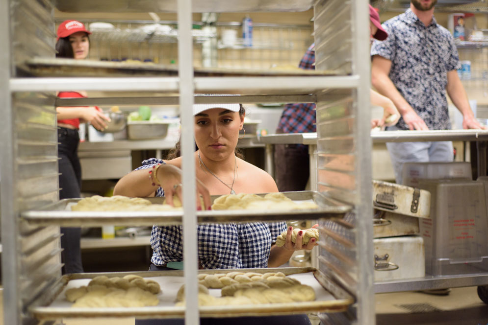 Students make Challah to support charities 