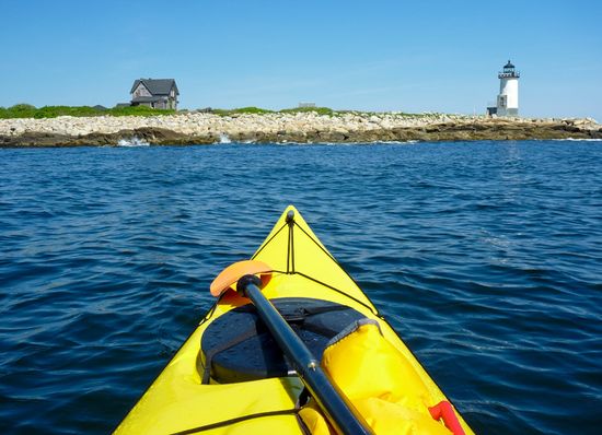 the Straitsmouth Island Lighthouse in Rockport