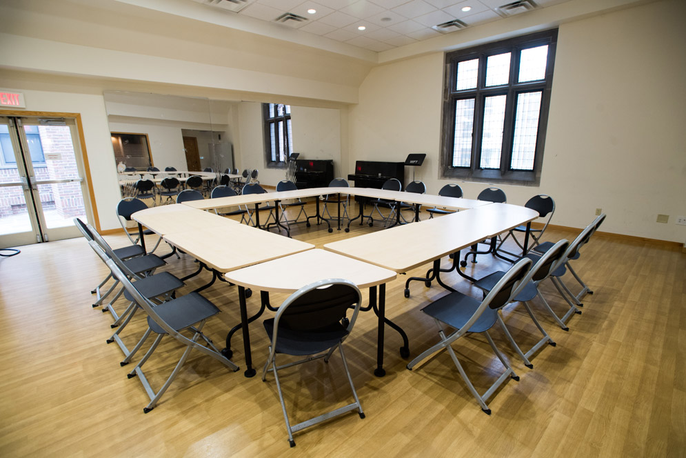 Dance room to study in