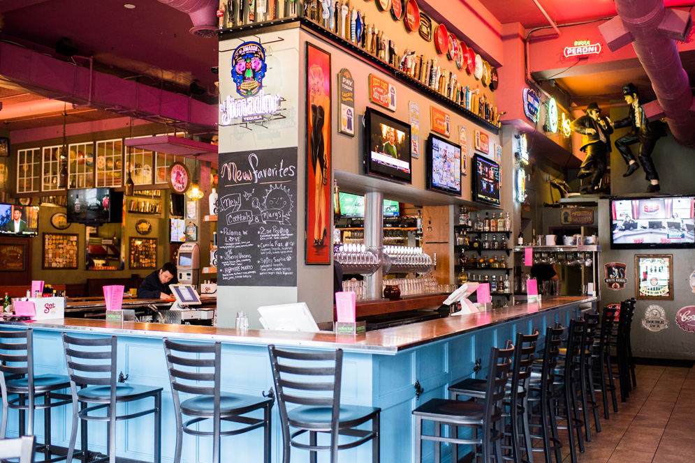 The newly renovated Sunset Cantina