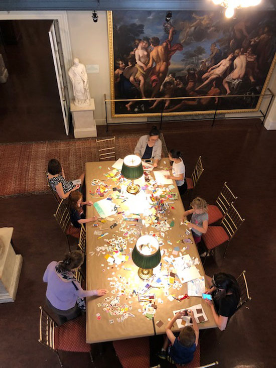 A birds-eye view of crafts at the Boston Athenaeum