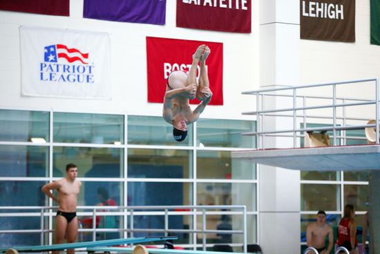 Senior diver Cam Schoffstall (Questrom)