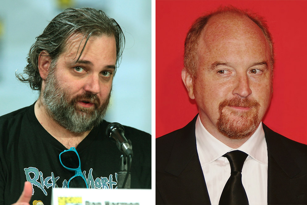 Dan Harmon and Louis C.K.