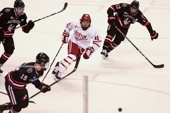 Patrick Curry on the ice during a game