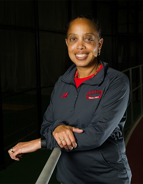 Portrait of Robyne Johnson, Boston University Track and Field Director