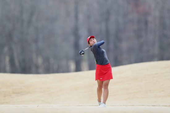 Junior Zhangcheng Guo on the golf course
