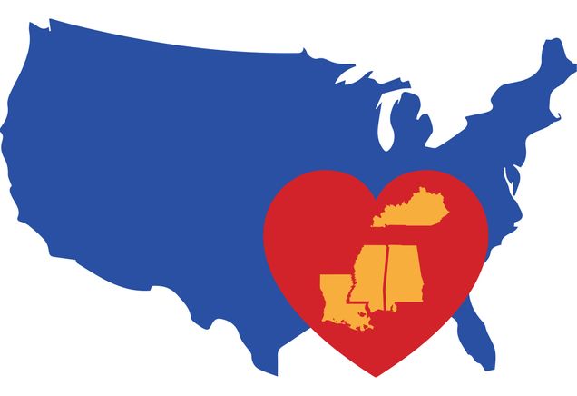 Traveling in a mobile examination van, researchers will examine 4,000 study participants over the course of six years in 10 rural counties across Kentucky, Alabama, Mississippi, and Louisiana. Image courtesy of BU School of Medicine.