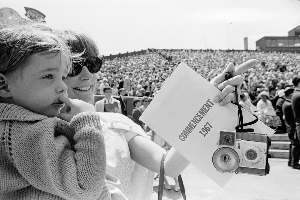 A shot from commencement 1967