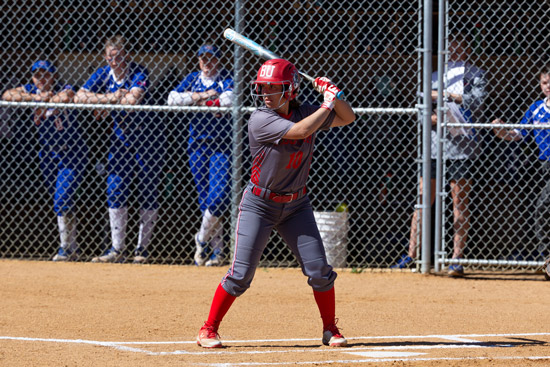 Aliyah Huerta-Leipner preparing a swing