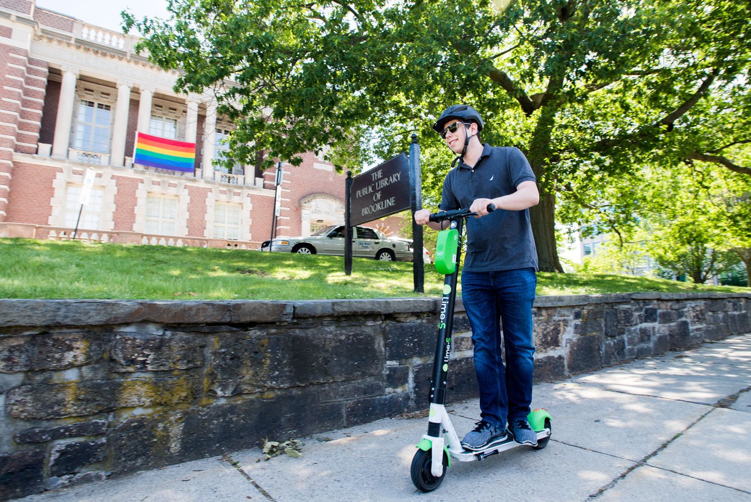 How Good Are Brookline’s New EScooters? Our Interns Took Them for a Ride and Tell You What You