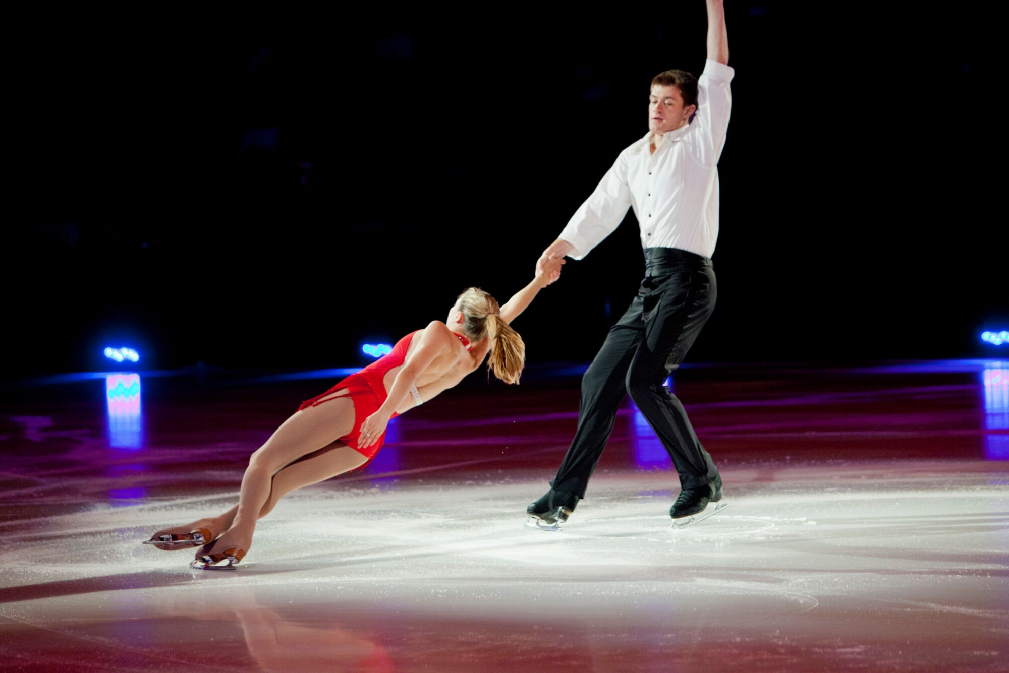 ice figure skates at Agganis