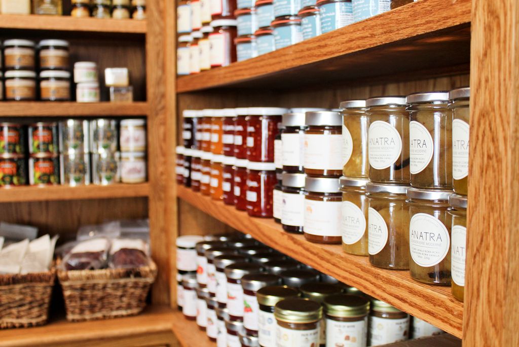 A variety of Jams at Allium Market & Cafe