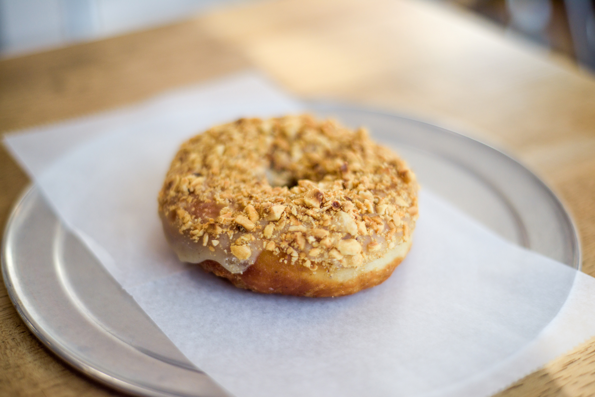 A donut from Union Square Donuts