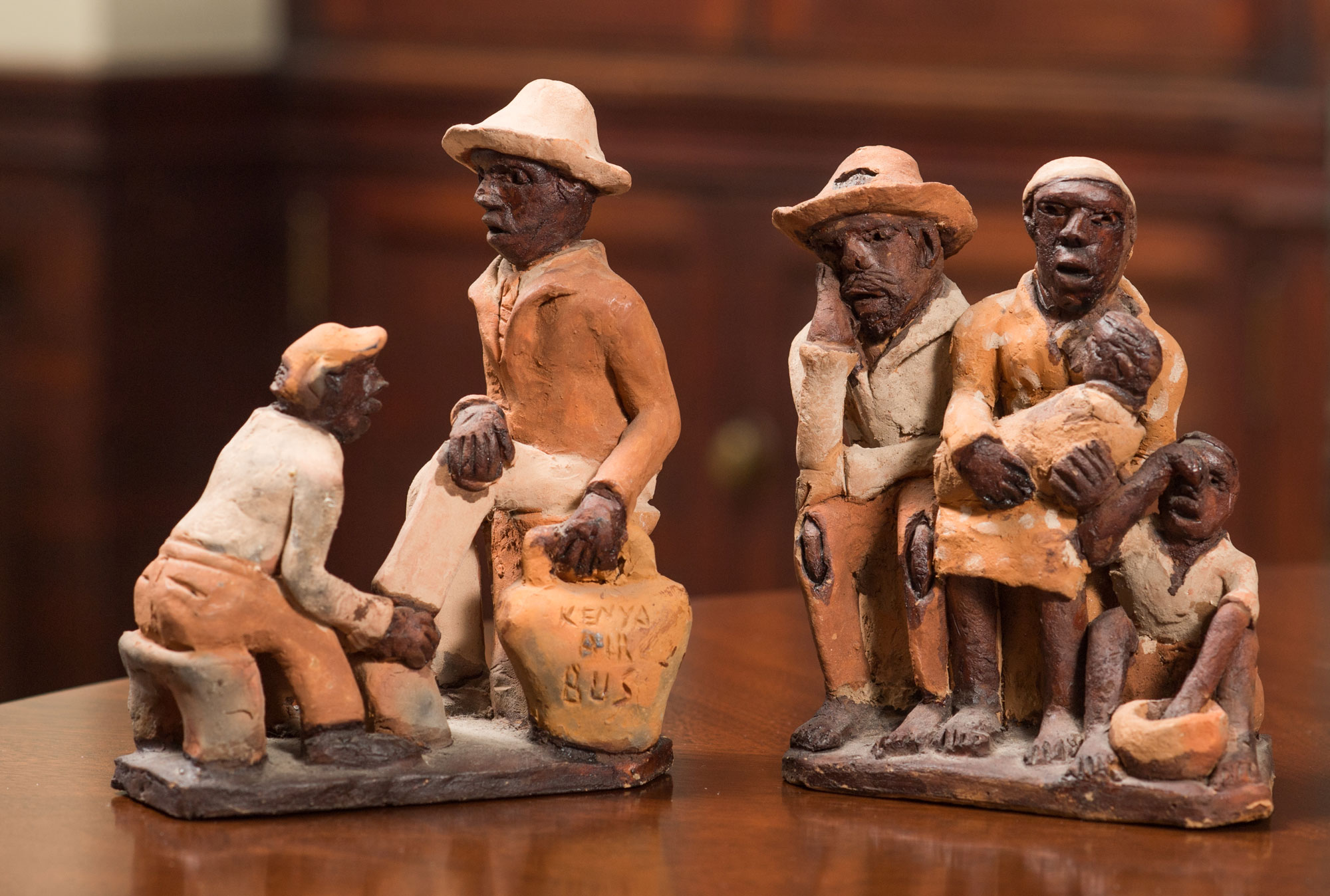 clay sculptures depicting daily life