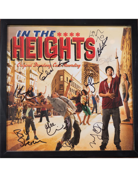 In the Heights signed album cover