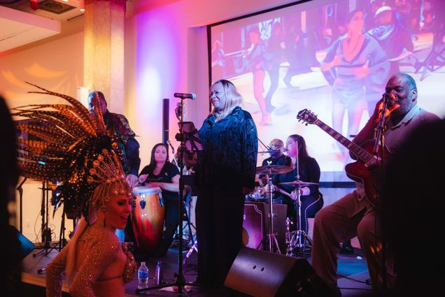 The new Howard Thurman Center was commemorated with a night of music, dancing, and food on Saturday night.