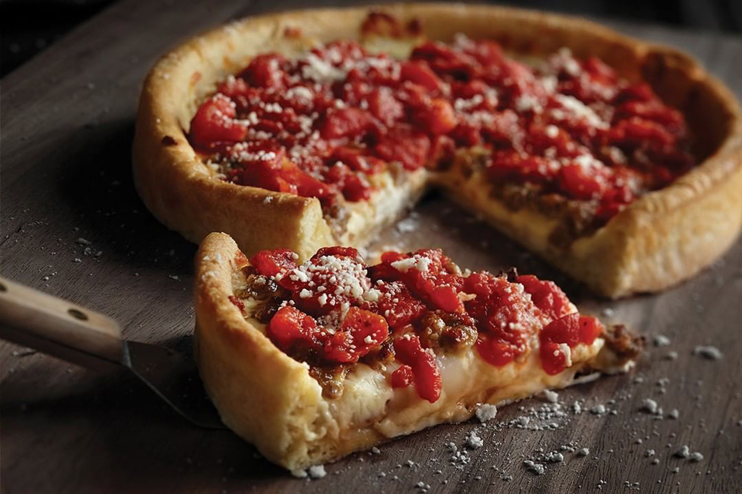 A pizza from Uno.