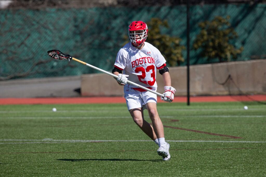 A photo of Reese Eddy (Questrom’20) on the field.