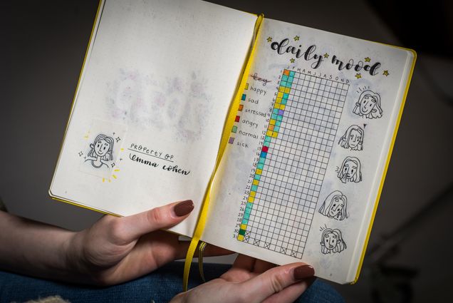 A photo of Emma Cohen's bullet journal