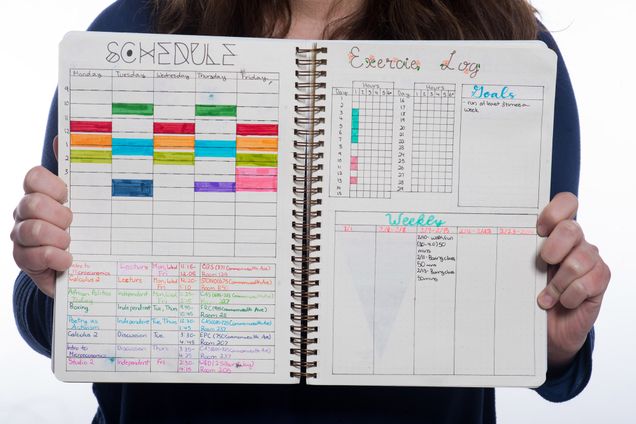 A photo of Sofia Marcelli's bullet journal