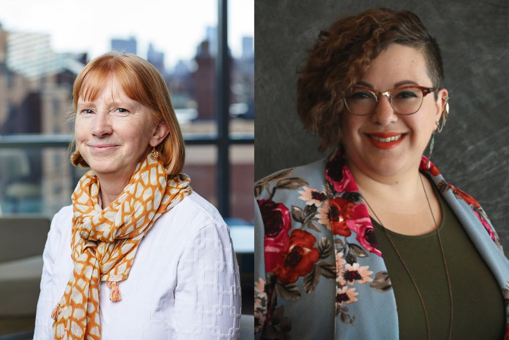 Headshots of Denise Mooney, CCD interim director, and marketing and communicatons manager Sarah Thomas.