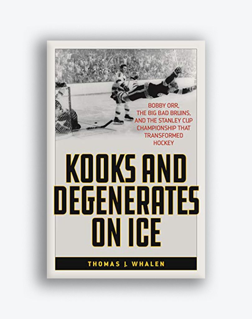 A photo of Tom Whalen's book "Kooks and Degenerates on Ice"