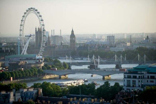 A photo of London's skyline
