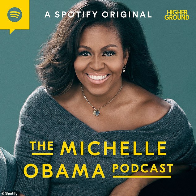 A promotional image for the The Michelle Obama Podcast