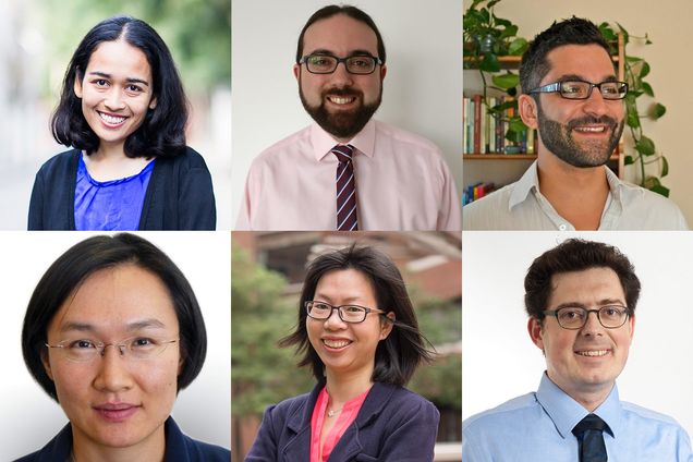 Composite image of 2020 NSF CAREER Award winners from Boston University