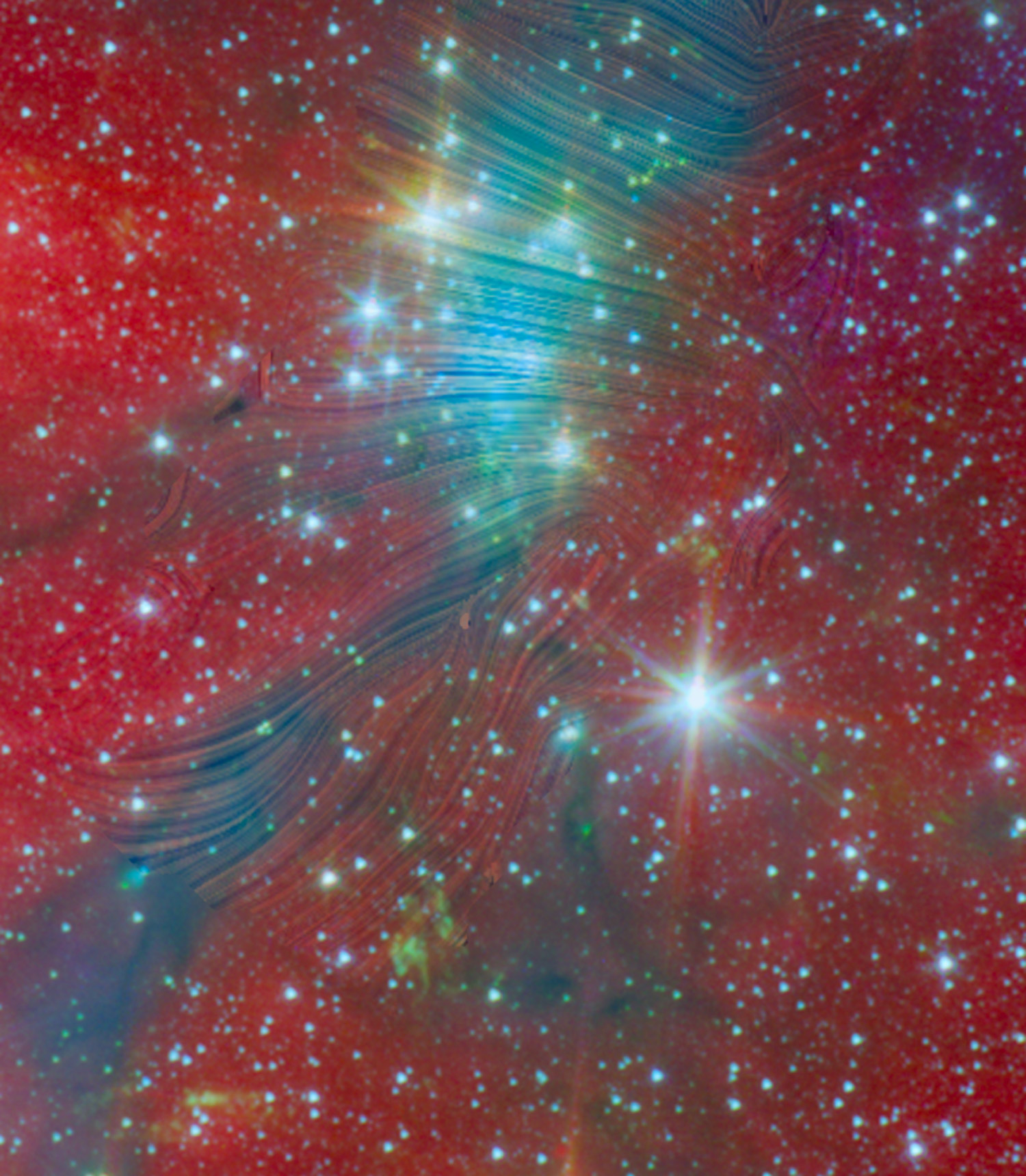 Gazing into Magnetized Interstellar Clouds to Understand How Stars Are Born The Brink Boston University picture