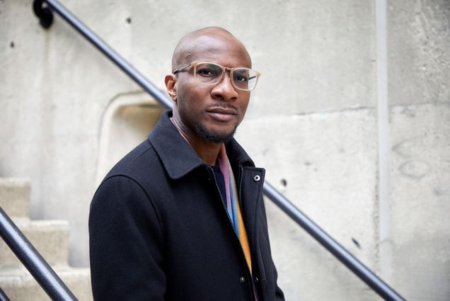 A portrait photo of Teju Cole