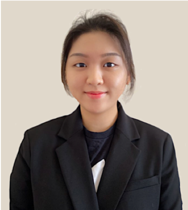 Headshot of Jenny (Hyo Jin) Shin (SPH’21) in black blazer smiling slightly in front of a white wall.