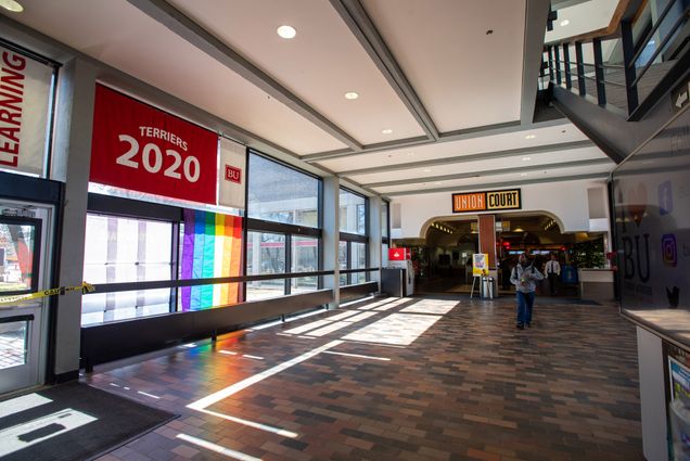 A photo of an empty George Sherman Union