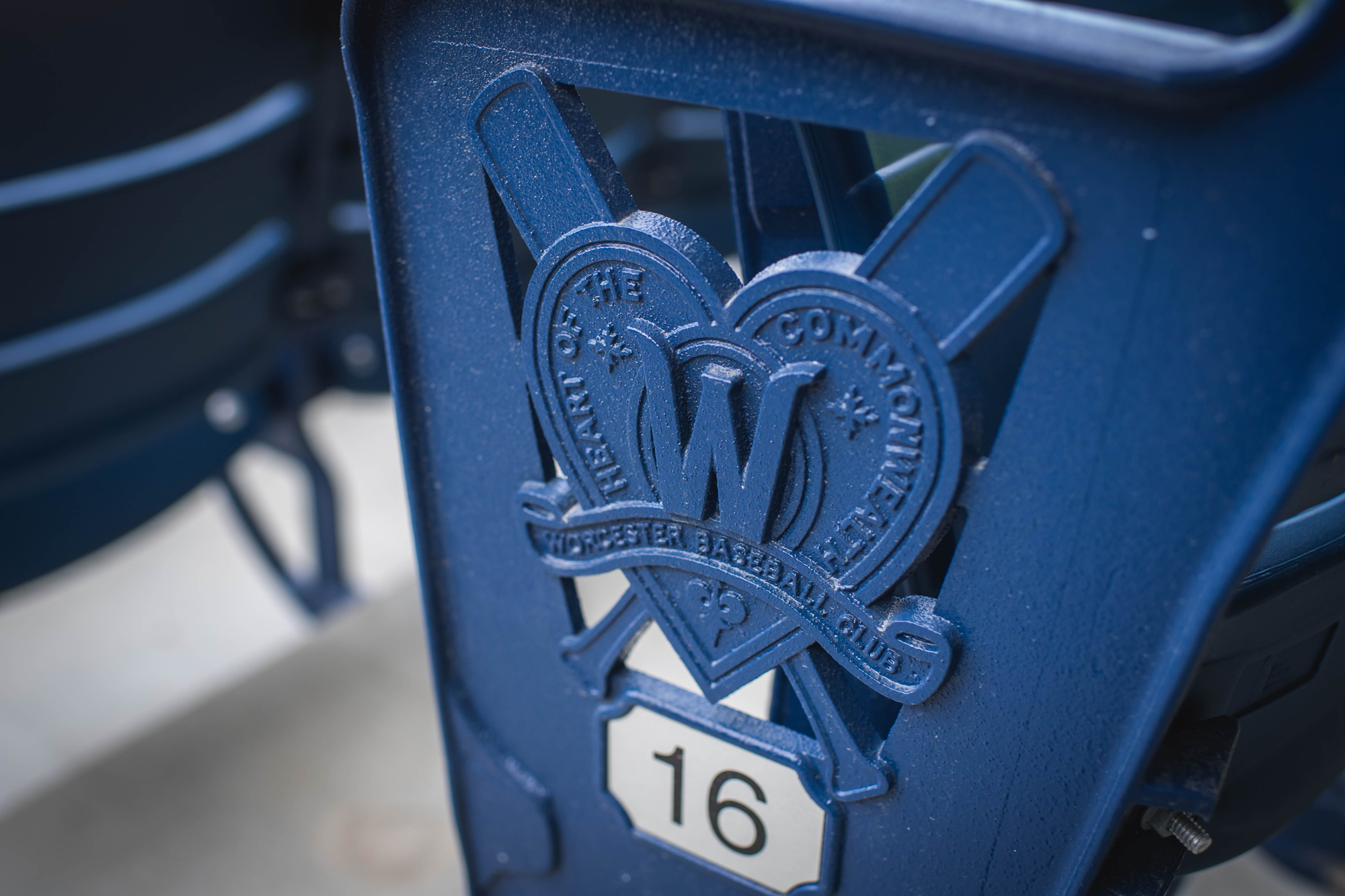 A photo of a seat at Polar Park