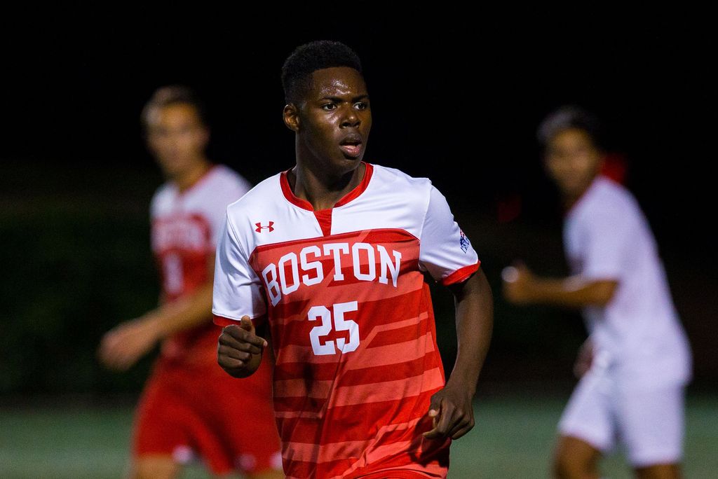 A photo of George Abunaw on the field