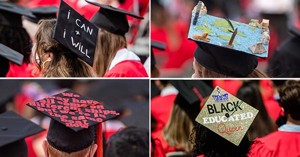 Mortarboards: Class of 2021 Sends Messages of Thanks, Joy - Vimarsana News