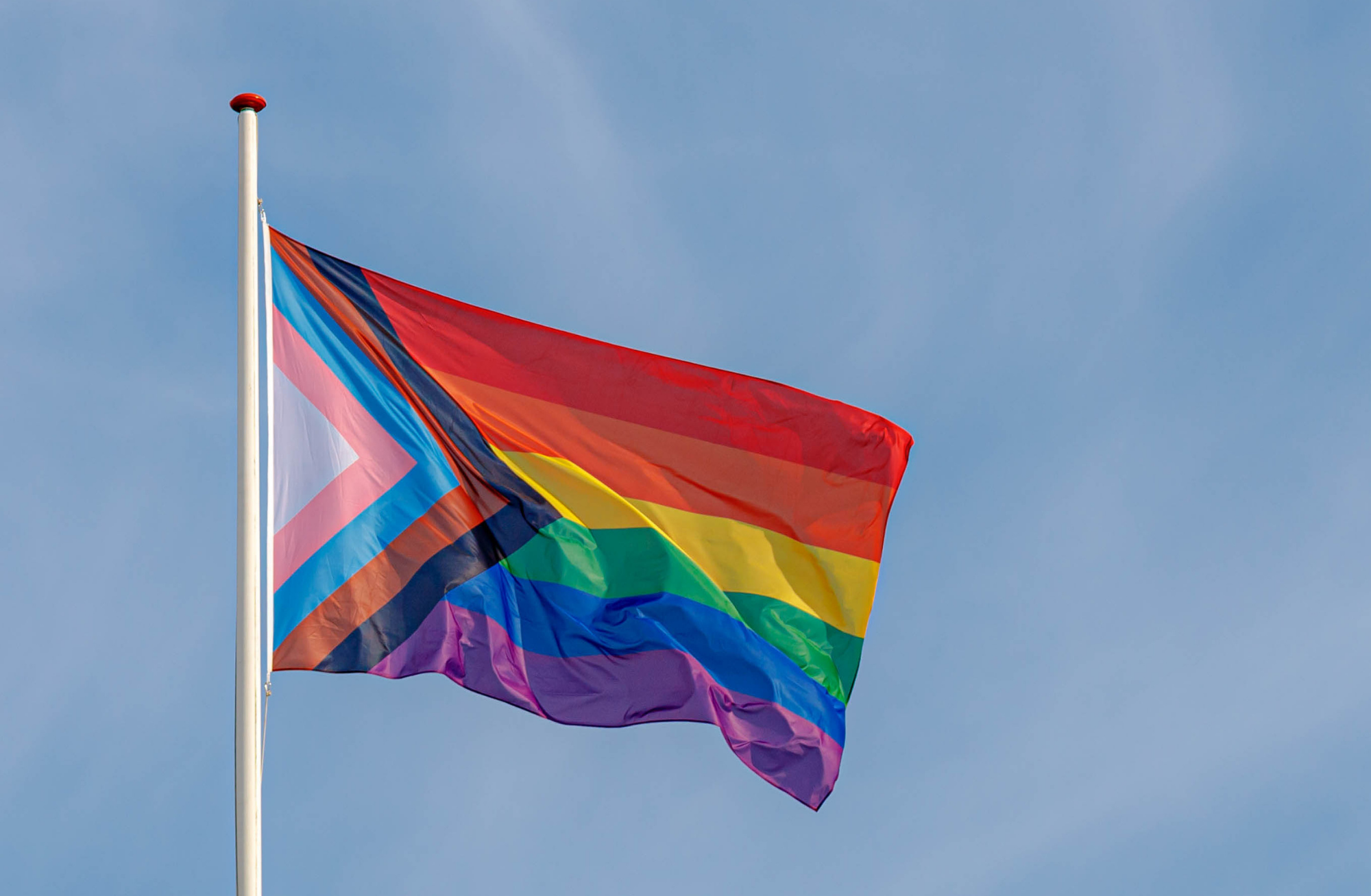 boston gay pride flag raising