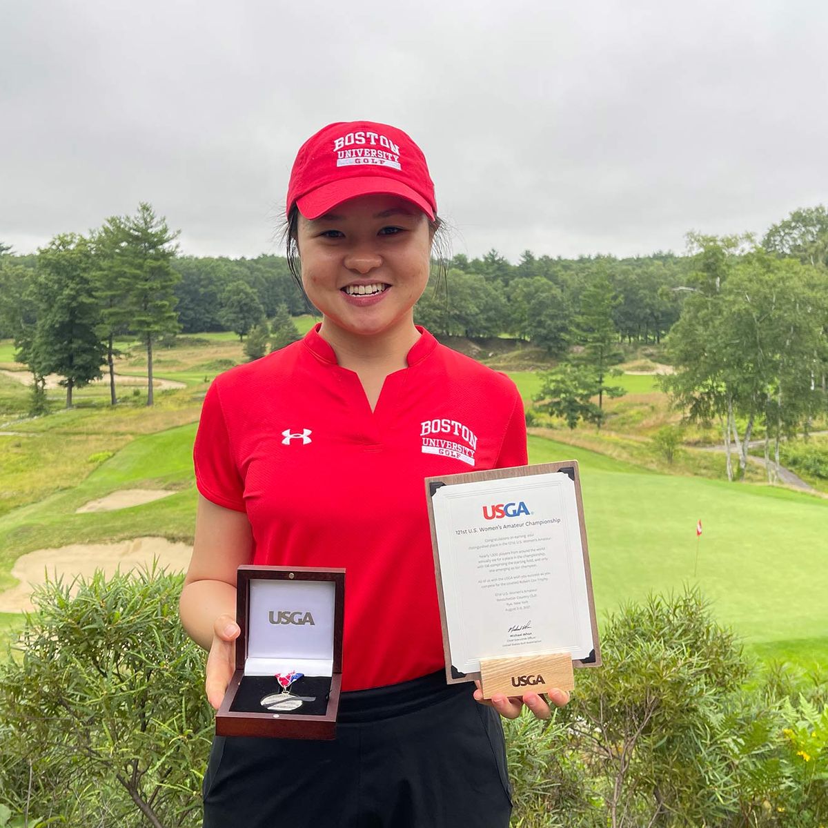 Terrier Star Hanako Kawasaki Headed to US Womens Amateur Golf Championship BU Today Boston University