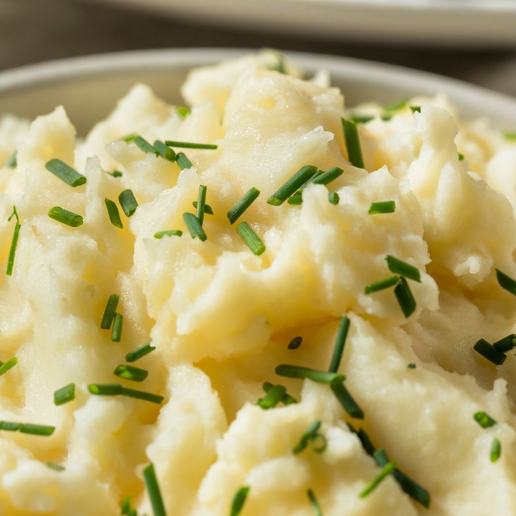 mashed potatoes with green onion