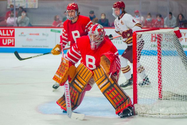 Boston university sales hockey shirt
