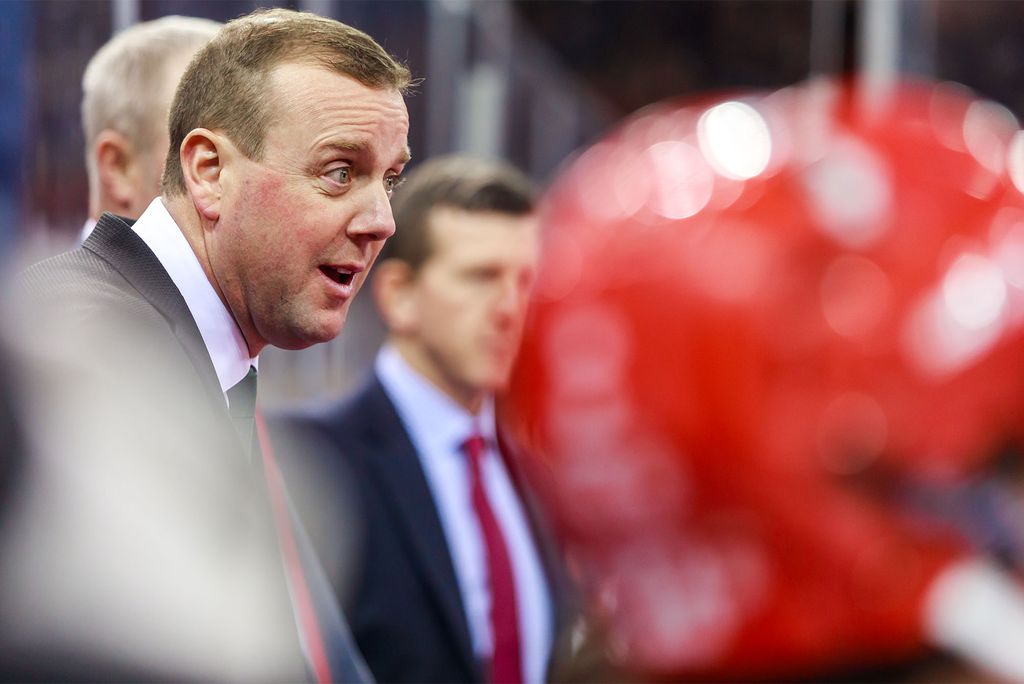 Albie O’Connell (CAS’99), now in his fourth year as head coach, was an assistant and associate head coach under David Quinn (CAS’89).