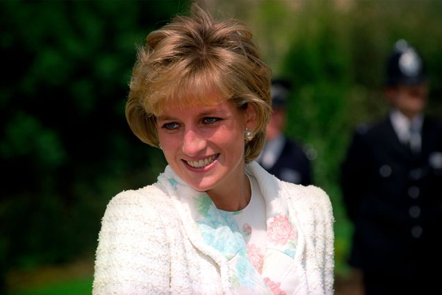 Diana, Princess of Wales death anniversary. File photo dated 13/5/1996 of the Princess of Wales, Royal Patron for the International Spinal Research Trust (ISRT), at Kensington Palace in London to celebrate the start of the charity's biggest ever fundraiser, Push 2000, a wheelchair push from Land's End to John O'Groats. Twenty four years have passed since Diana, Princess of Wales died in a Paris car crash. The princess - the Duke of Cambridge and the Duke of Sussex's late mother - was just 36 was she was killed on August 31 1997. Issue date: Tuesday August 31, 2021. See PA story ROYAL Diana. Photo credit should read: John Stillwell/PA Wire URN:62090578 (Press Association via AP Images)