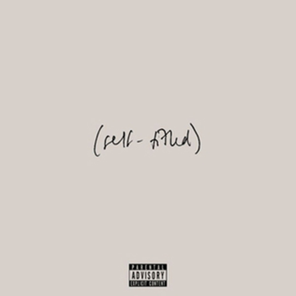 Album cover is a tan square with the words "(self-titled) written in black handwriting.