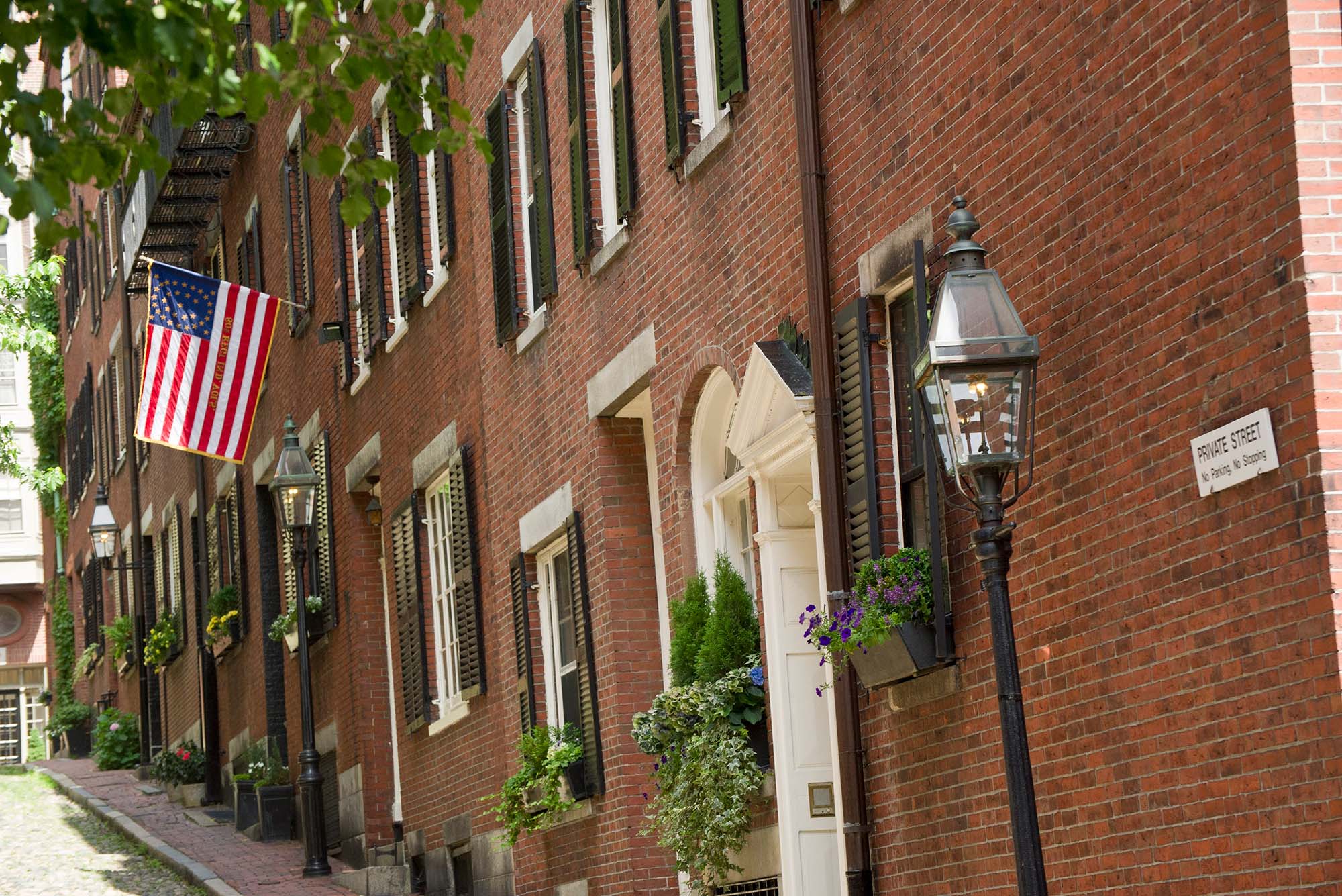 Acorn Street, Beacon Hill & Boston Common, Boston