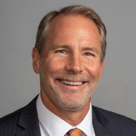A photo of Kristian Klinger, the new Vice President of Auxiliary Services at Boston University