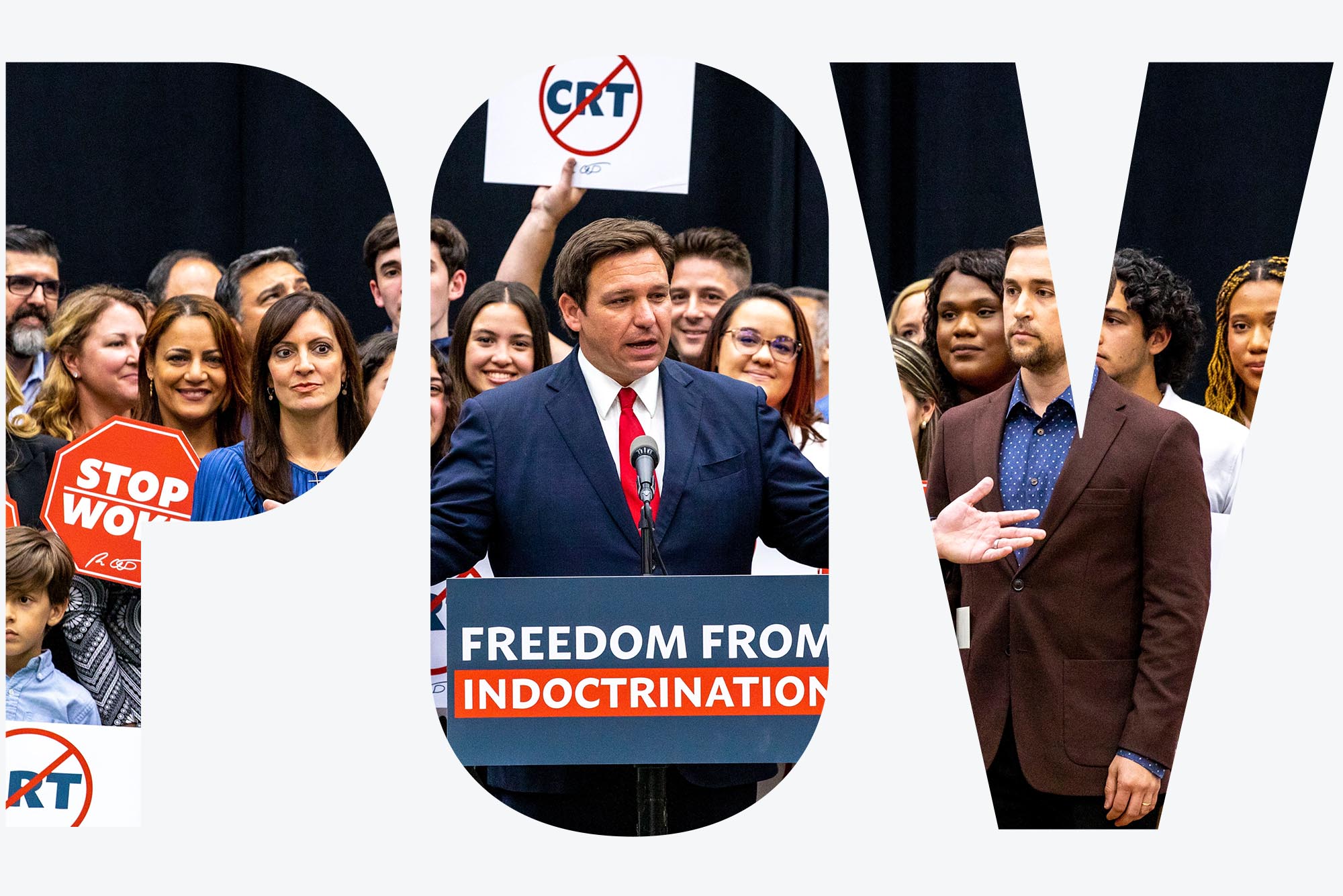 FILE - Florida Gov. Ron DeSantis addresses the crowd before publicly signing HB7, "individual freedom," also dubbed the "Stop Woke" bill during a news conference at Mater Academy Charter Middle/High School in Hialeah Gardens, Fla., on Friday, April 22, 2022. As Republicans and Democrats fight for control of Congress this fall, a growing collection of conservative political action groups is targeting its efforts closer to home: at local school boards. DeSantis endorsed a slate of school board candidates, putting his weight behind conservatives who share his opposition to lessons on sexuality and what he deems critical race theory. (Daniel A. Varela/Miami Herald via AP, File)