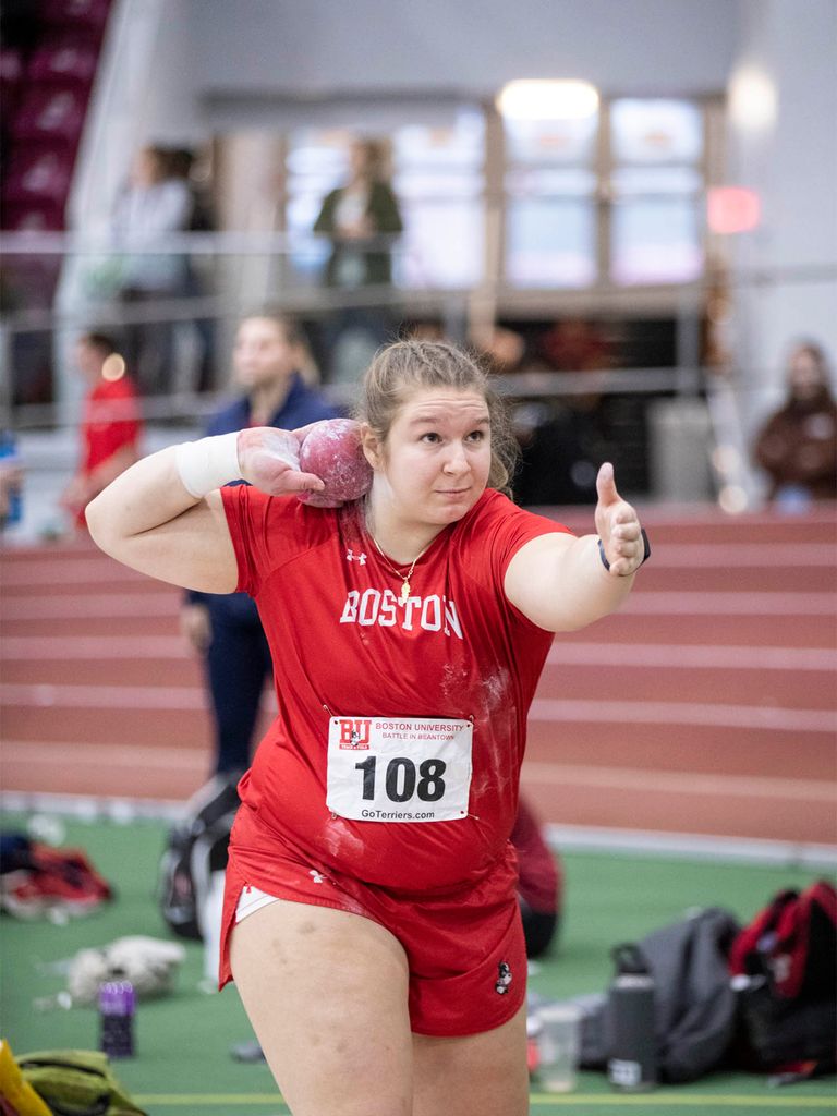 Terriers Aiming High at Indoor Patriot League Track and Field Championships BU Today Boston University image