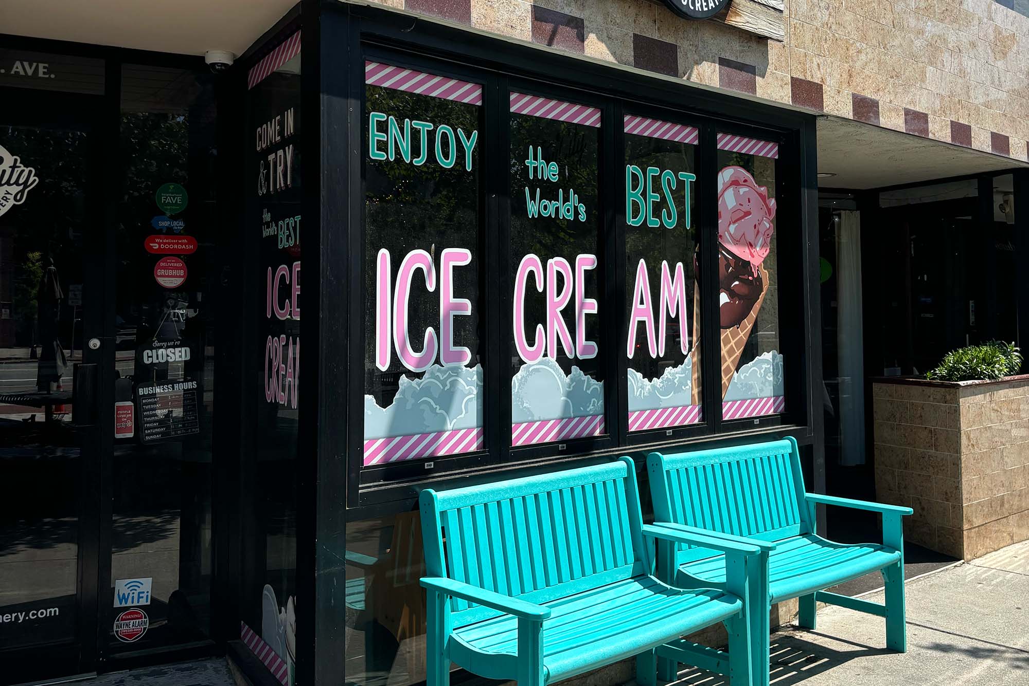 Photo: The exterior of New City Microcreamery in Central Square, Cambridge
